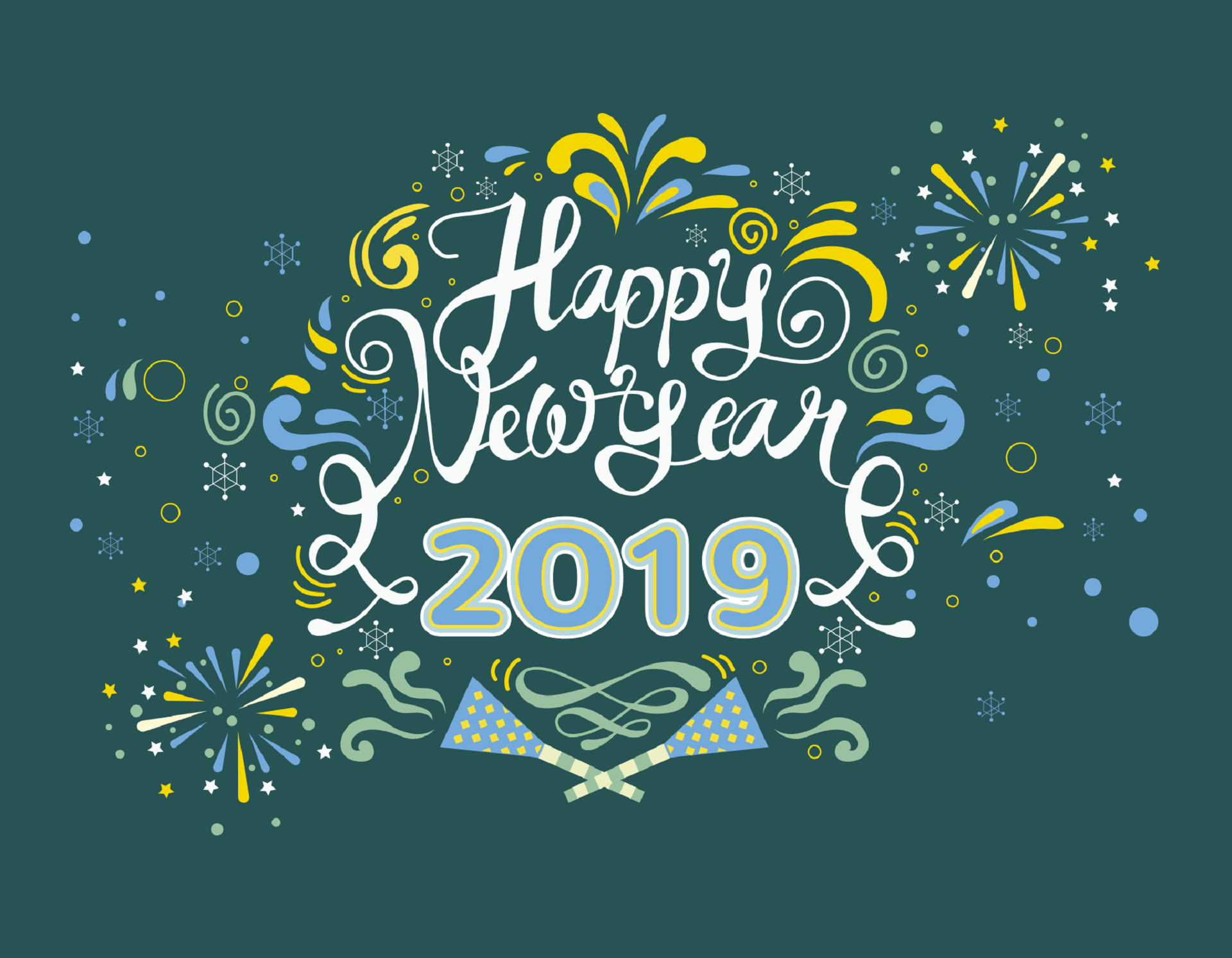 30 Awesome New Year 2019 HD Wallpapers