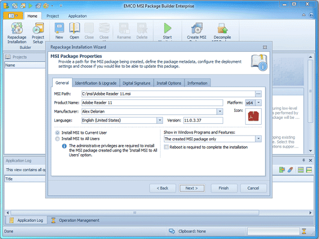 download acrobat reader msi installer