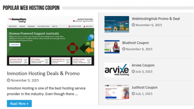 01. Web Hosting Coupons