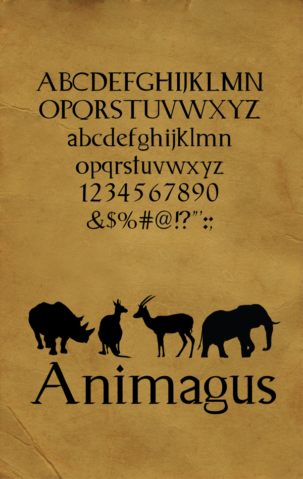 1. Animagus-Free Fonts June 2014