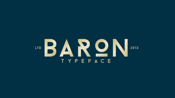 10. BARON Free typefamily