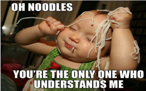 Cute baby Pic with funny Quote