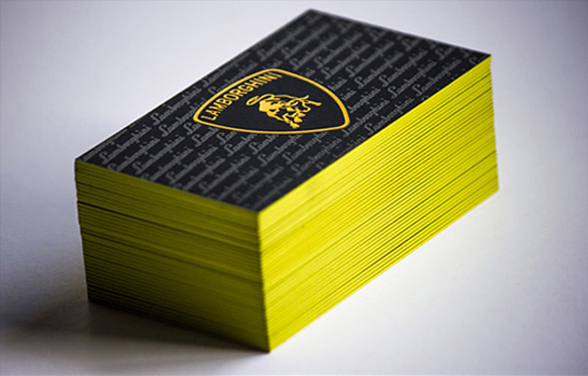 12. Silk Laminated Business Cards