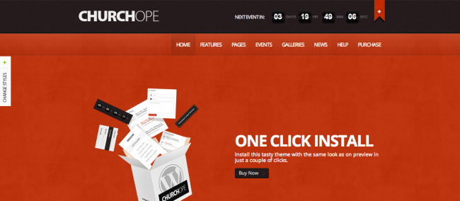 15. ChurcHope - Premium Responsive WordPress Themes 2014