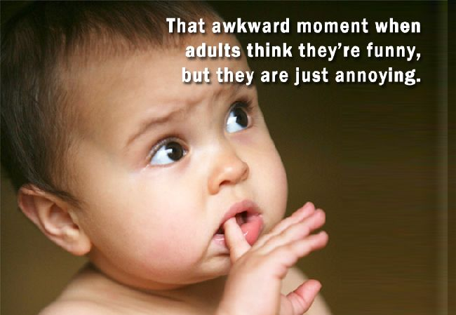 Cute baby Pic with funny Quote