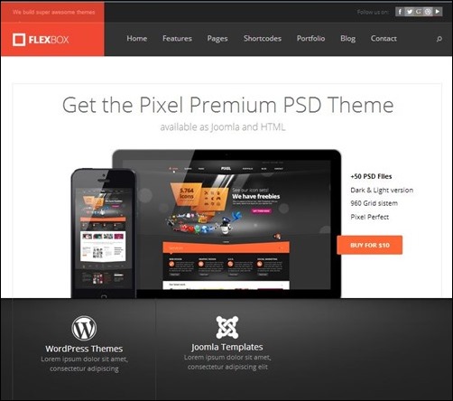 15.FlexBox – HTML5 Template Responsive