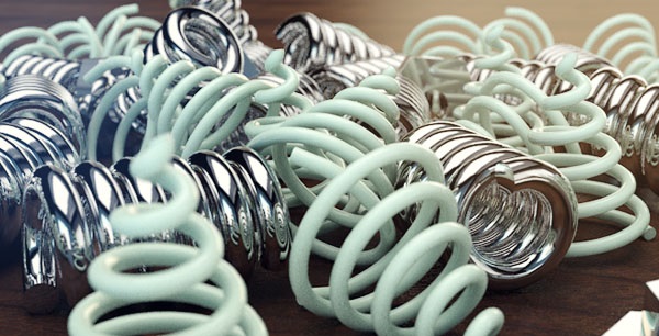 17. Springs, Coils, and Bolts Replicating a 3D Max Render in Cinema 4D