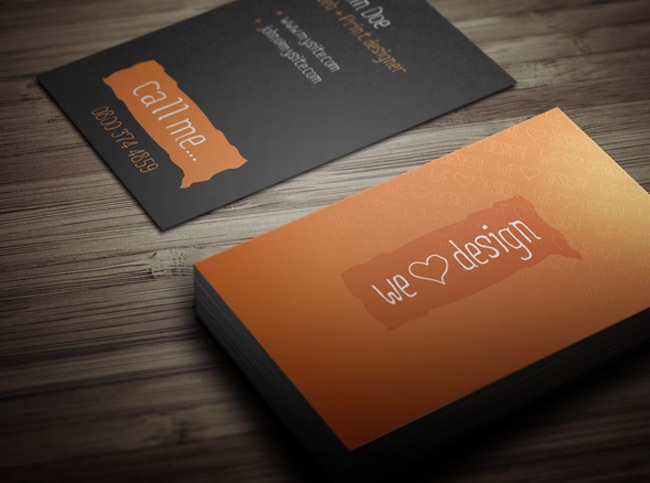 17. We Love Design-Business Cards Design