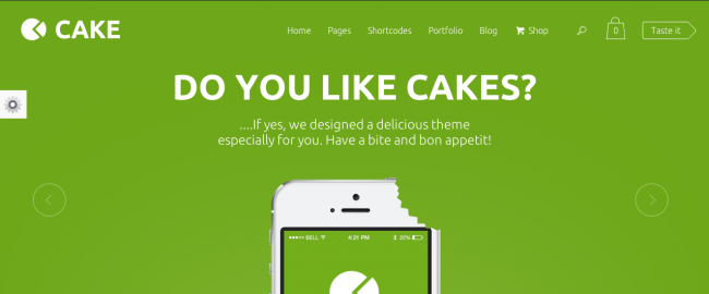 19. Cake - Premium Responsive WordPress Themes 2014