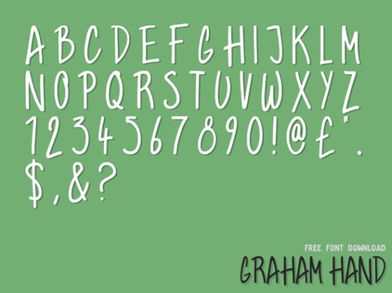 19. Graham Hand-creative-free-fonts
