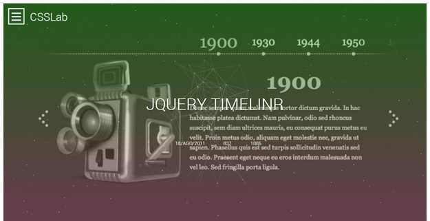 jQuery Timelinr