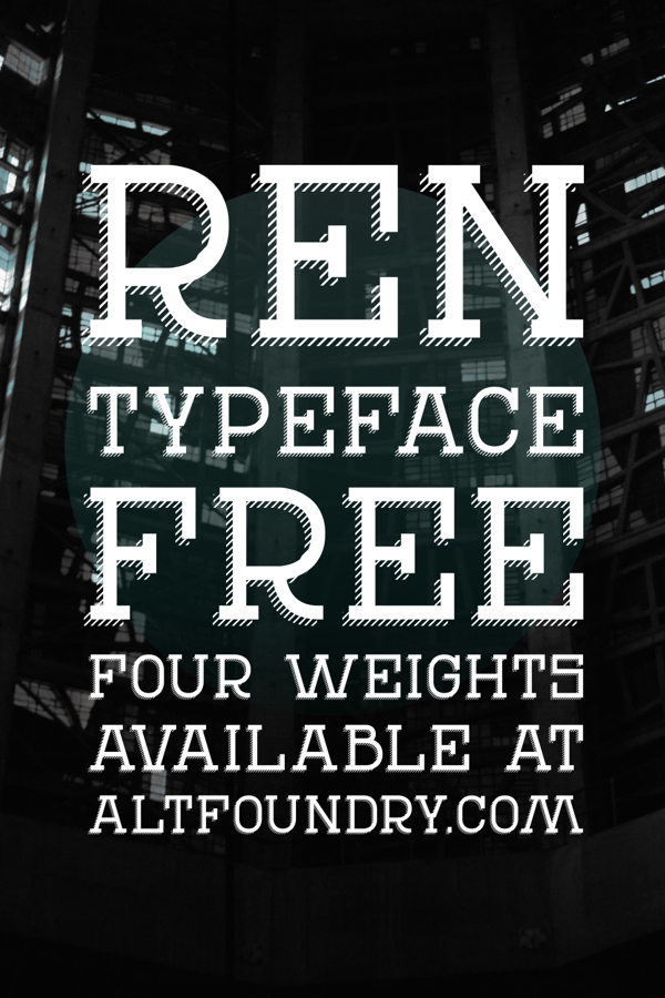20. REN-Typeface-Free Fonts June 2014