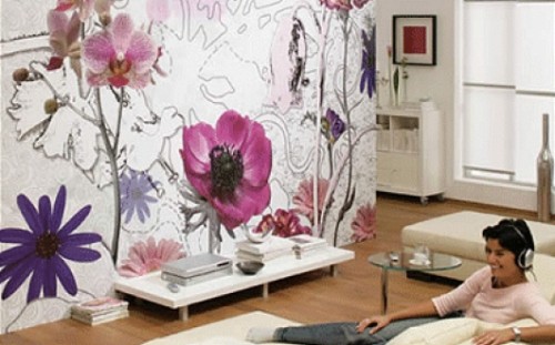 Design Drizzle-Dazzling Floral Wallpaper-32