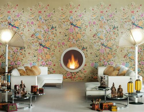 Design Drizzle-Dazzling Floral Wallpaper-50