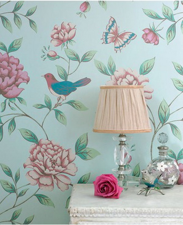 Design Drizzle-Dazzling Floral Wallpaper-53