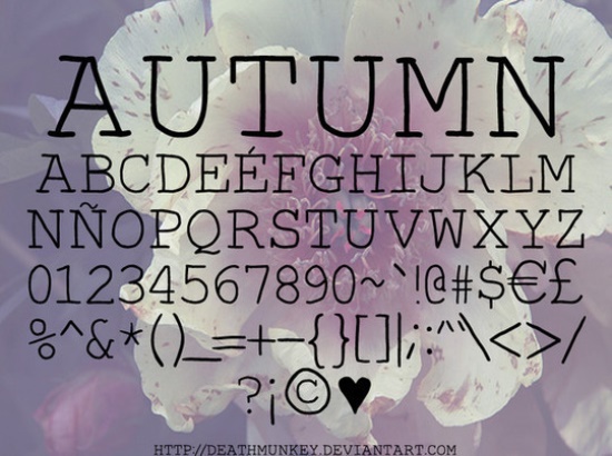 24. Autumn-creative-free-fonts