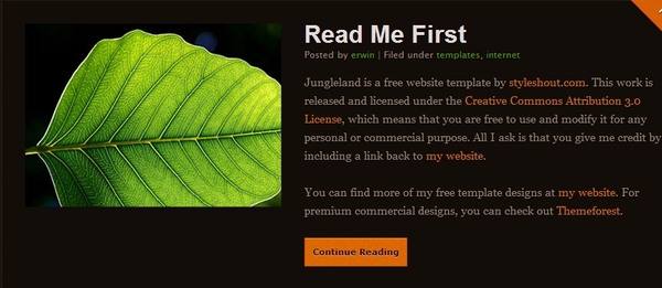 24. Jungleland- Responsive HTML5 CSS3 Template