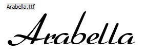 27. New Calligraphy Font-Arabella