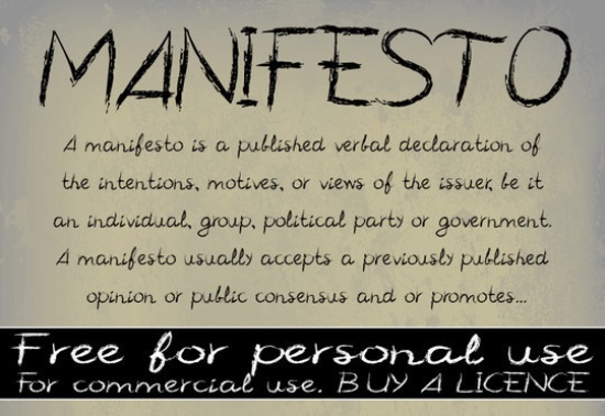 28. CF Manifesto-creative-free-fonts