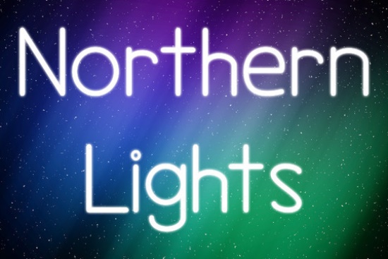 29. Northern Lights-creative-free-fonts