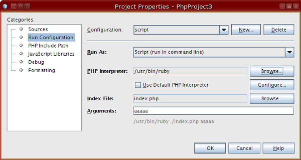 3. Project specific PHP interpreter attainable