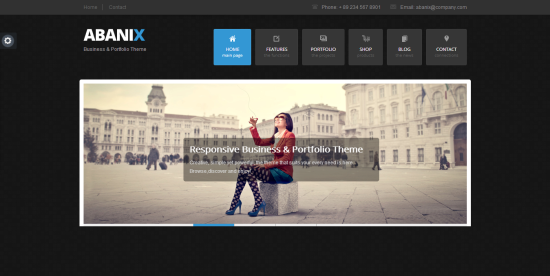 31. Abanix-Business-Portfolio-Responsive Ecommerce WordPress Theme