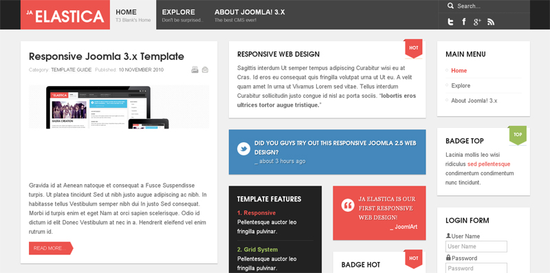 40+ Awesome Free Responsive Joomla Templates 2015 | DesignDrizzle ...