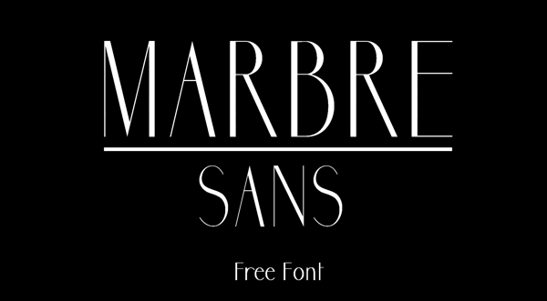 38. Marbre-Sans-Free Fonts June 2014