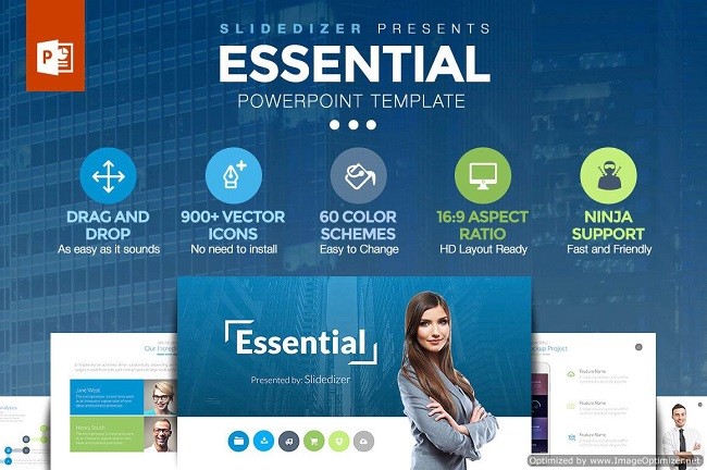 4. Essential Powerpoint Template