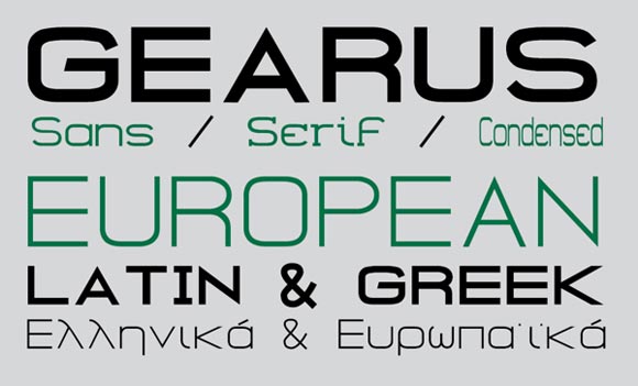 4. GEARUS-Font-Family