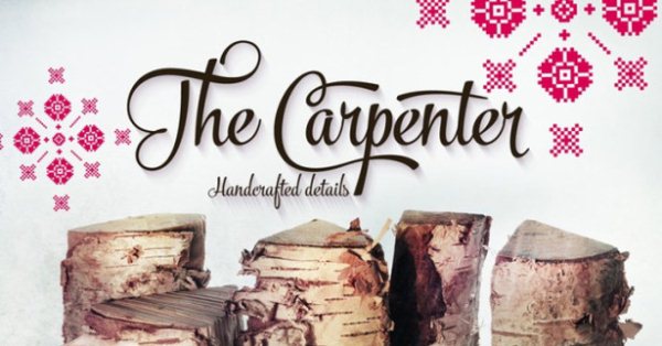 4. New Calligraphy Font-The Carpenter
