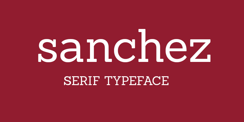 41. Sanchezfont-Free Fonts 2014