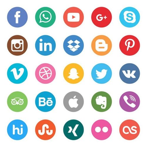 20 Free Modern Social Media Icons Sets