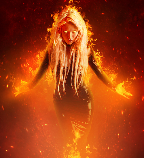 5. Create Fiery Portrait-Adobe Photoshop Tutorial