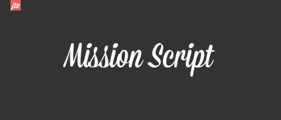 6. MISSION SCRIPT-creative-free-fonts