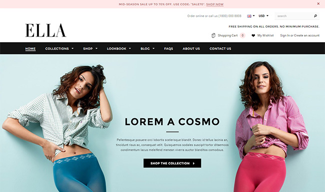 20+ Awesome Shopify Themes for E-Commerce Websites