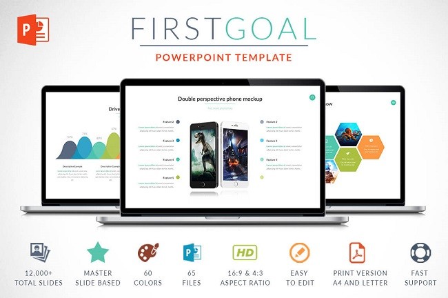 8. First Goal Powerpoint Template