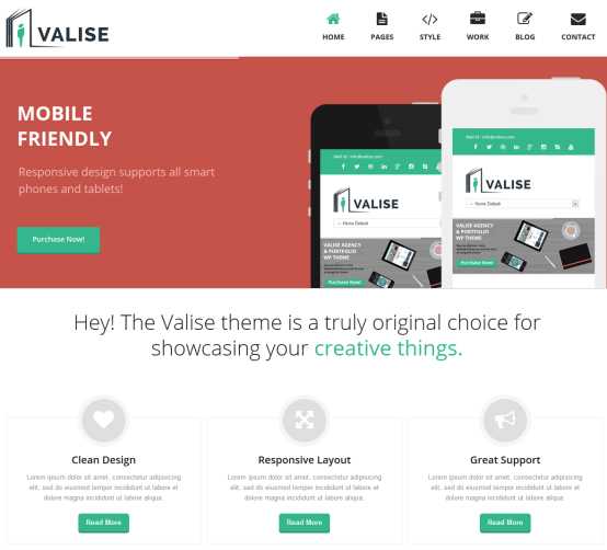 8. Valise – Agency-Personal Portfolio Theme