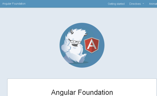 Angular-Foundation