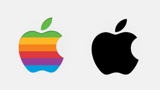 Apple Logo - Old and New