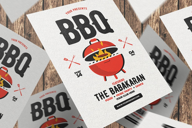 BBQ Party Flyer