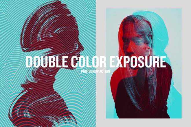 Beautiful Double Color Exposure Photoshop Action