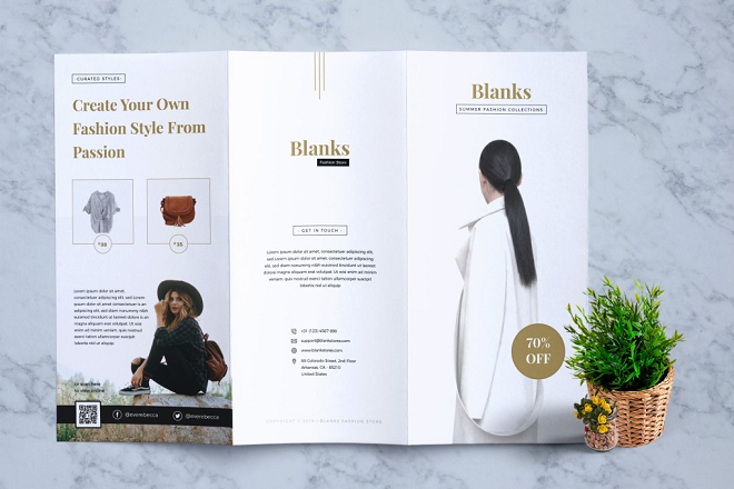 Blanks Fashion Flyer