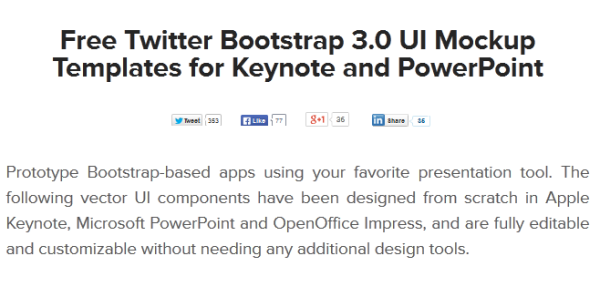 Bootstrap design tool 9 Presentation tools