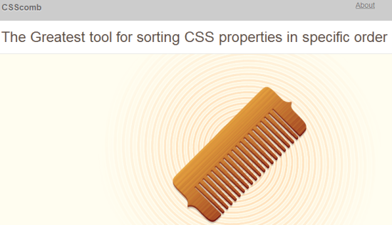 5. CSS Comb