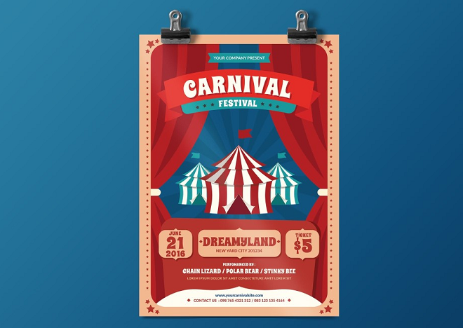 Carnival Festival Flyer