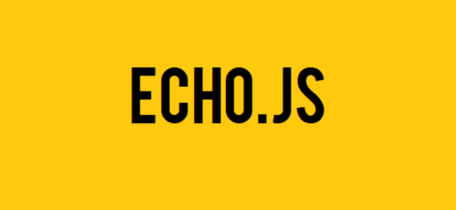 Echo js