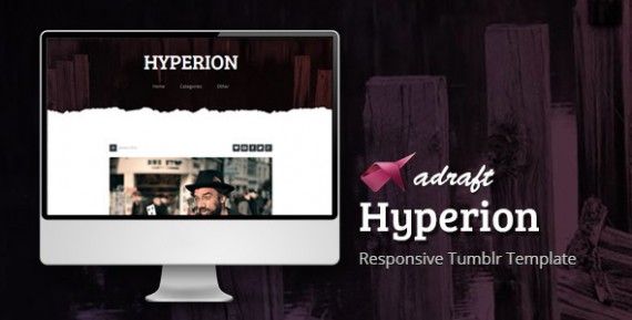 HYPERION – RESPONSIVE TUMBLR TEMPLATE