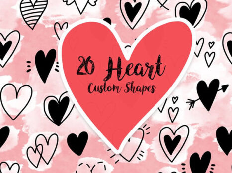 20+ Best Free Custom Shapes (CSH) for Photoshop | DesignDrizzle | Free ...