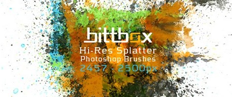 High-Res Splatter Brushes
